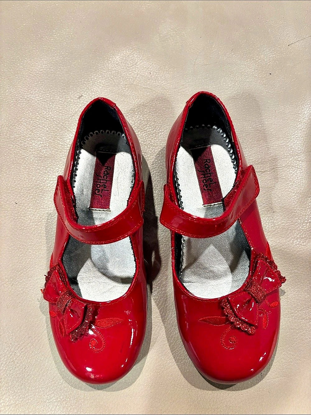 Rachel Farah Red Mary Jane Dress Shoes  Size 11